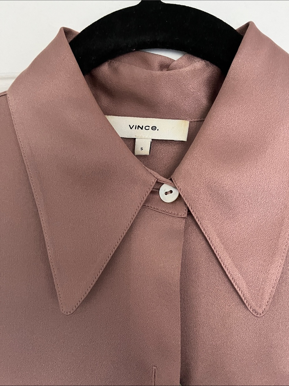Vince Silk Blouse/ Shirt — Small - Picture 2 of 4